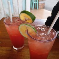 Strawberry lemonade at SHAKA - Bohol in Panglao