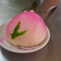 Mung bean bun at Kuaile Vegetarian Food in Phnom Penh