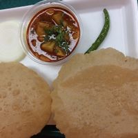 Aloo Curry & Puri at Desi Street Food in Henrico