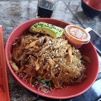 Sweet potato noodles at Koriente in Austin