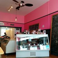 interior at Vegan Hippie-Chick Cafe in Victoria