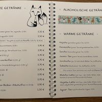 Menu drinks  at Nobiko in Cologne