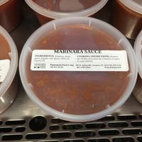 Marinara sauce at Peperonata Pasta & Empanadas in Sarasota