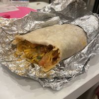Veggie burrito  at El Pelon Taqueria in Brighton