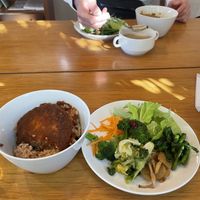 Loco moco plate  at Cafe 5884 in Tokyo