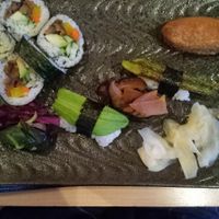 Veggie Sushi Combo at Kiku Sushi in Berkeley