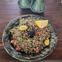 lentil salad   at Zeitoun Cafe in Marrakech