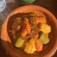 Veg cous cous  at Zeitoun Cafe in Marrakech