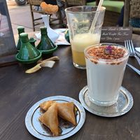 Dessert at Zeitoun Cafe in Marrakech