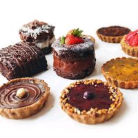 some products in Guna's portfolio at Guna Vegan in Sao Paulo