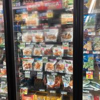 Frozen vegan "meat" at Brooklyn Harvest Market in Brooklyn