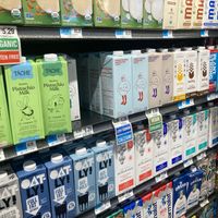 plant milks at Brooklyn Harvest Market in Brooklyn