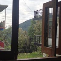 view from my table at Bodhi Greens in Dharamshala