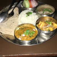 Thali at Bodhi Greens in Dharamshala