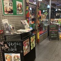 Outside  at Manchester Vegan Cafe in Manchester