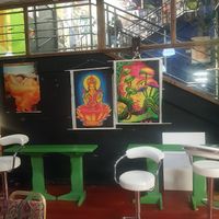 Interior at Manchester Vegan Cafe in Manchester