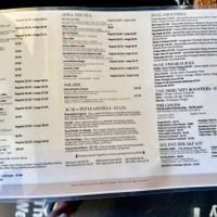 Food and Beverage Menu at The Seed in Boca Raton