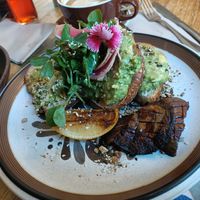 Avo on sourdough at Folk in Byron Bay