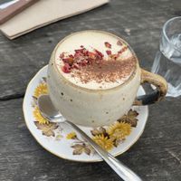 dandelion chai  at Folk in Byron Bay