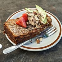 Vegan Banana Bread at Folk in Byron Bay