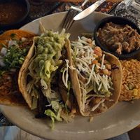 Vegan tacos (birra, shiitake, fish) at Hugo's Cocina  in San Diego