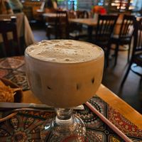 Vegan horchata at Hugo's Cocina  in San Diego