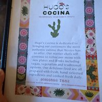   at Hugo's Cocina  in San Diego