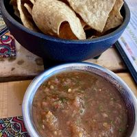 Chips and the most wonderful salsa! 💃🏿   at Hugo's Cocina  in San Diego