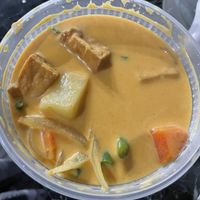 Thai yellow curry  at Grains  in San Diego