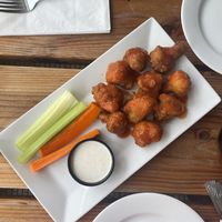 Buffalo cauliflower wings   at Grains  in San Diego