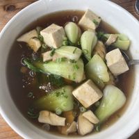 Pan-seared quinoa fettuccine   at Grains  in San Diego