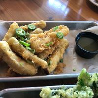 Salt & Pepper "Calamari" Mushroom at Grains  in San Diego