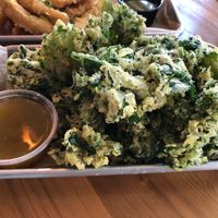Kale Tempura at Grains  in San Diego