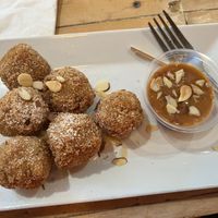 It was banana in the middle 😋  at Grains  in San Diego