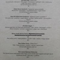 soft opening menu at Grains  in San Diego