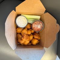 Buffalo Cauliflower Wings. at Grains  in San Diego
