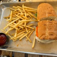 Bahn Mi Pulled "Pork" Sandwich at Grains  in San Diego
