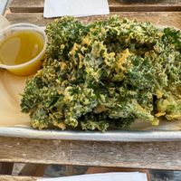 Kale Tempura at Grains  in San Diego