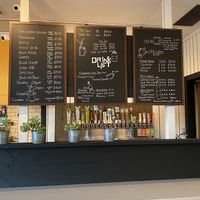 Many drink choices  at Grains  in San Diego