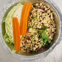 Larb Tofu “Salad"  at Grains  in San Diego