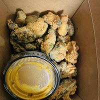 Holy Shittake Mushroom Appetizer w/ spicy mustardd  at Grains  in San Diego