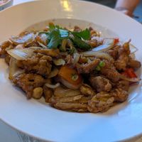 "Chicken" strips at Grains  in San Diego