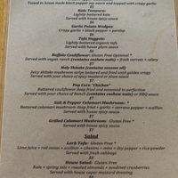 Menu at Grains  in San Diego