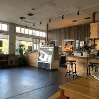 Inside. Very clean and new   at Grains  in San Diego