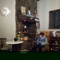 eating area at Fortuna Cafe in Sintra