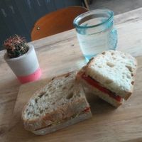 Deee-licious sandwiches! at The Longhouse Cafe in Brighton