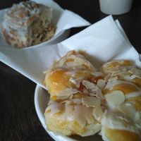 vegan danish at The Longhouse Cafe in Brighton