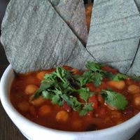 bean chilli at The Longhouse Cafe in Brighton