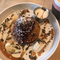 Pancakes! at The Longhouse Cafe in Brighton