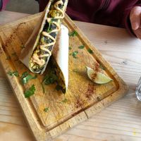 Very tasty burritos  at The Longhouse Cafe in Brighton